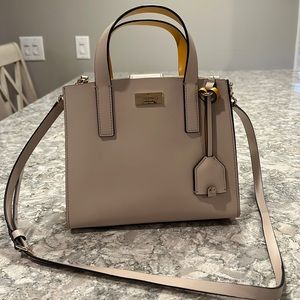 Tan and yellow Kate Spade crossbody